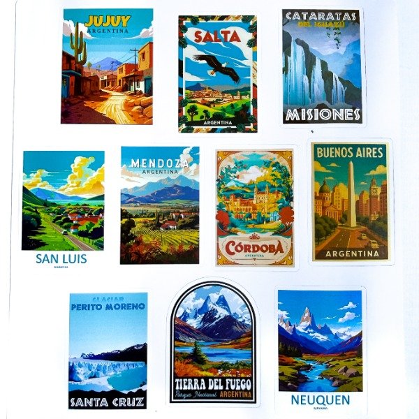 Plancha de Stickers Provincias - Mates and Chill