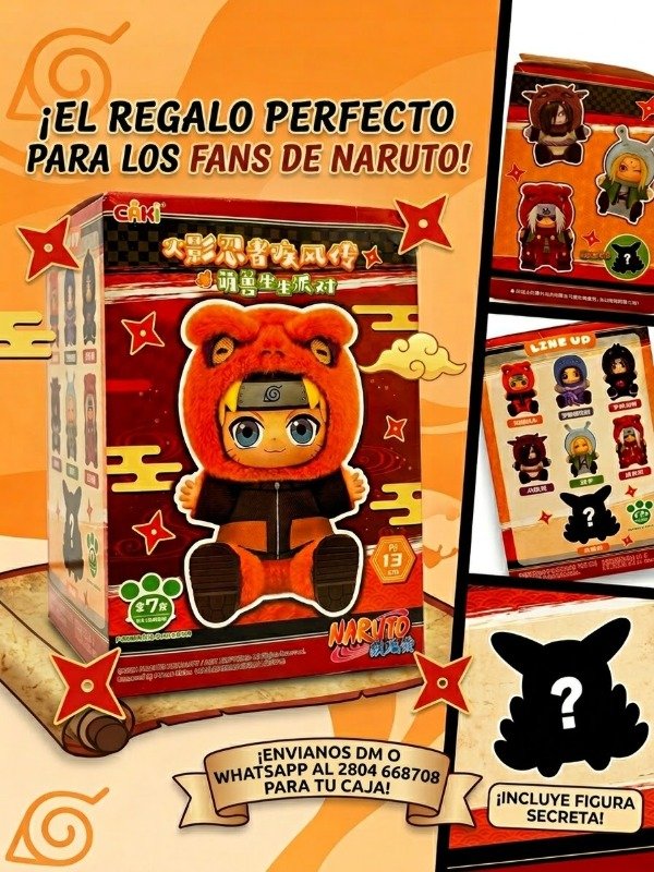 Producto - Caja Sorpresa de Naruto con peluche - 1