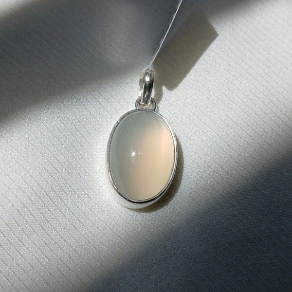 Producto - Dije Plata 925 con Piedra de la Luna - Adularia oval