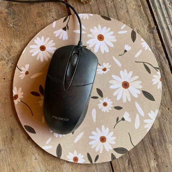 Producto - Mouse Pad Margaritas Beige