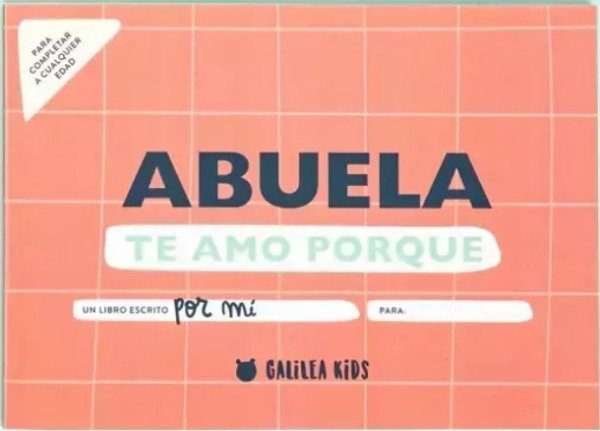 Producto - Libro: abuela te amo porque