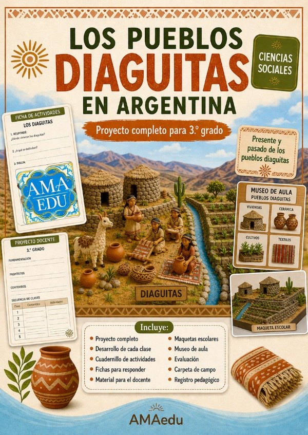 Producto - LOS PUEBLOS DIAGUITAS (Sociales, Tercer Grado)