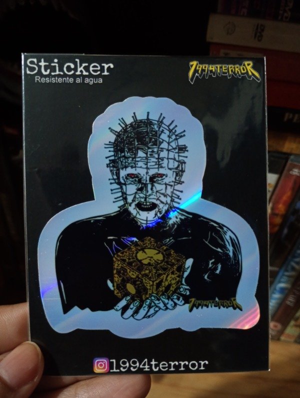 Producto - Sticker holografico hellraiser