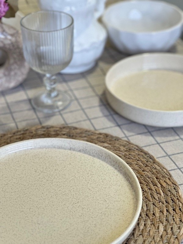 Producto - Set x6 de "Plato Ala Curva 27cm"  - Jaspeado - 1