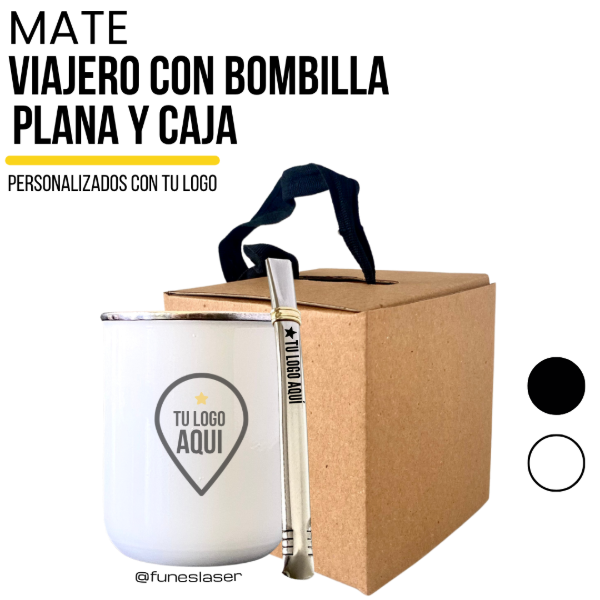 Producto - Mate Viajero con bombilla y caja - 0