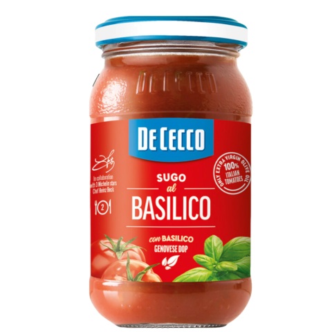 Producto - Sugo al Basilico - De Cecco