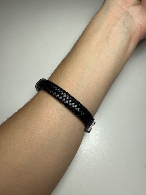 Producto - Pulsera con tramado trenza 1 cm de ancho - 2
