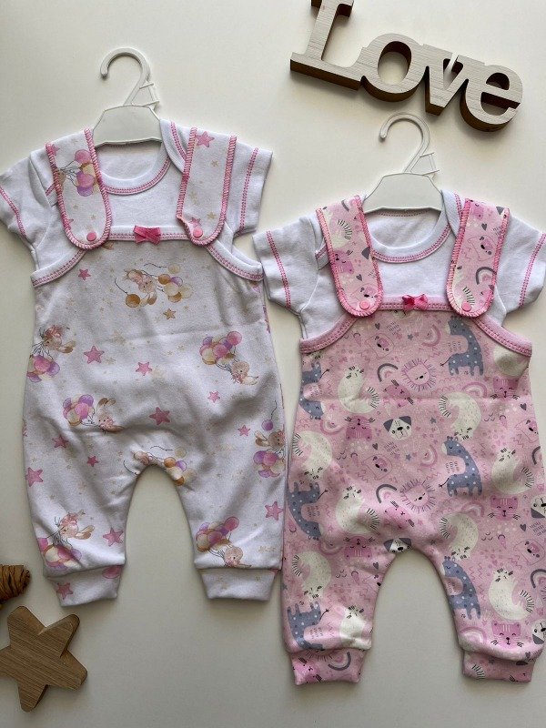 Producto - Set de Jardinero + body liso - COD 589