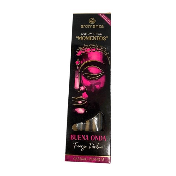 Producto - SAHUMERIOS AROMANZA MOMENTOS BUENA ONDA X5U - 0