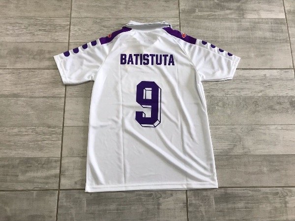 Camiseta retro de Fiorentina blanca — imagen 2