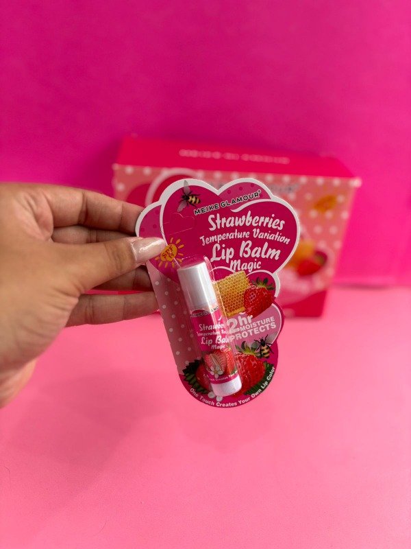 Producto - Líp Balm Magic Strawberry Meike Glamour