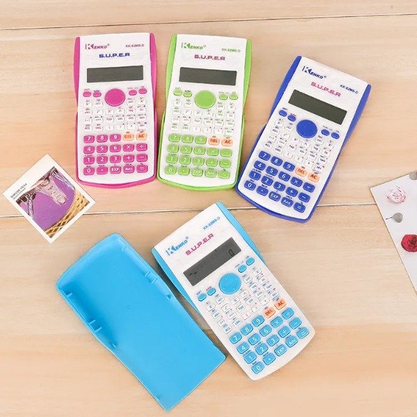 Producto - Calculadora Científica KENKO 10+2 Digitos kk 82ms CELESTE - 3