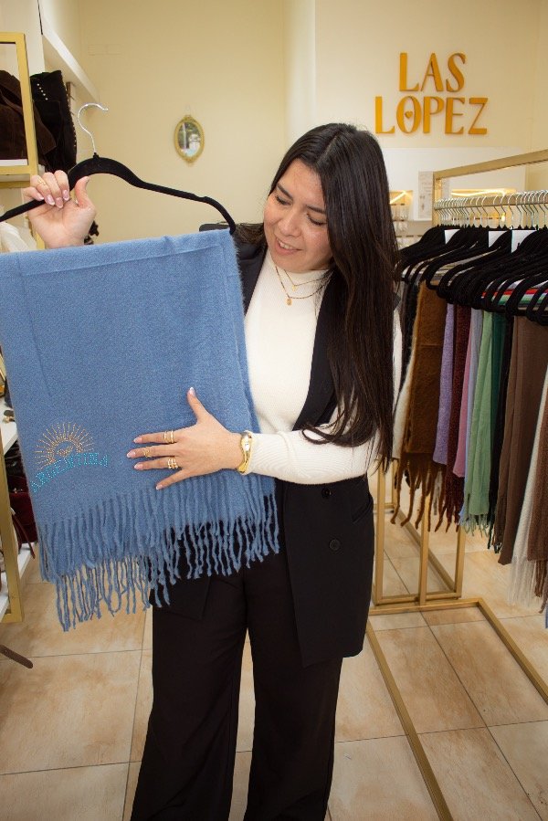 Producto - Bufandon Argentina Celeste