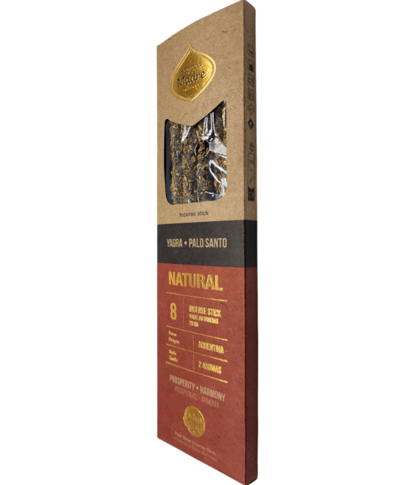 Producto - SAHUMERIOS SAGRADA MADRE NATURAL COMBINADO - 8 VARILLAS - YAGRA Y PALO SANTO