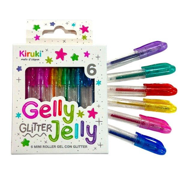 Producto - Mini Roller Gel "Glitter" x6 - Kiruki