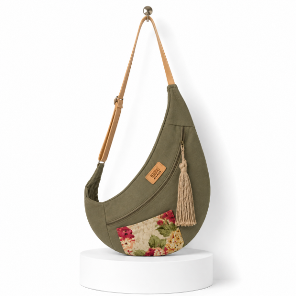 Producto - Bandolera Peonia Verde
