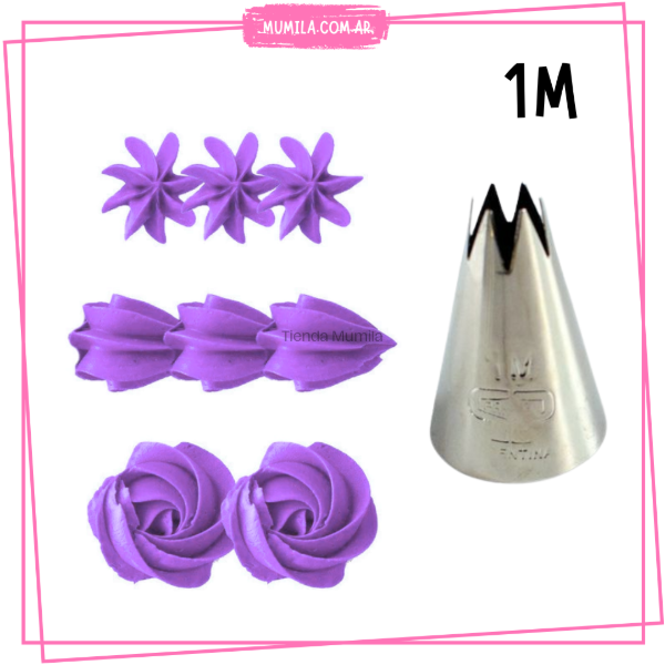 Producto - Pico Grande 1M Rizado Recto PARPEN rosetas