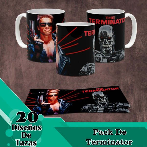 Producto - Diseños Digitales / Plantillas Para Tazas De Terminator