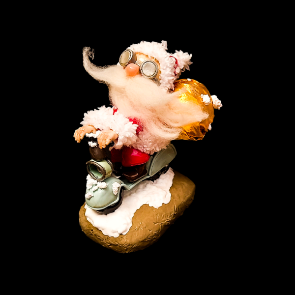 Producto - Papa Noel moto con luz