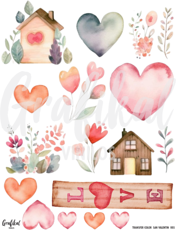 Producto - Transfer Color Dia de los Enamorados 005