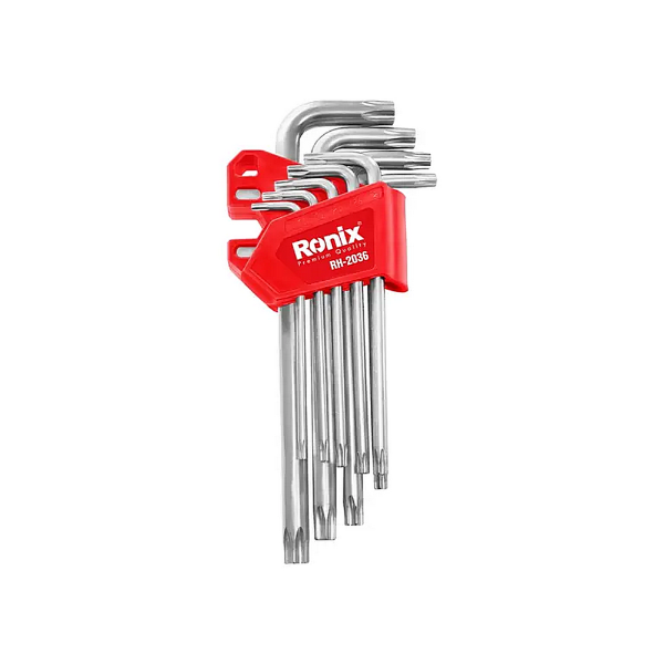 Producto - Juego de Llaves Torx magnéticas (9 piezas) - RONIX - RH-2036