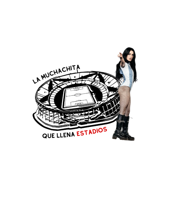 Producto - MUCHACHITA QUE LLENA ESTADIOS LALI RIVER #3 - BABY TEE