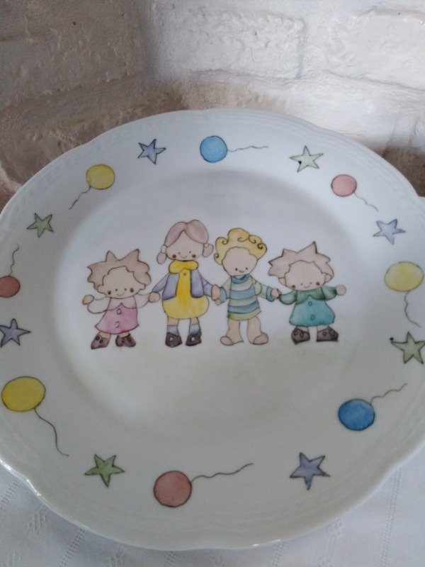 Producto - Plato infantil globos