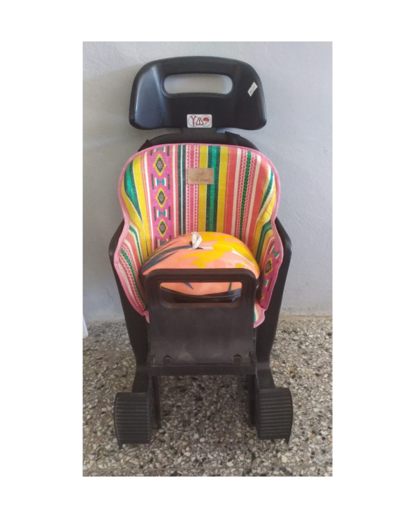 Producto - Sillita Maxxum de bici con acolchado y casco