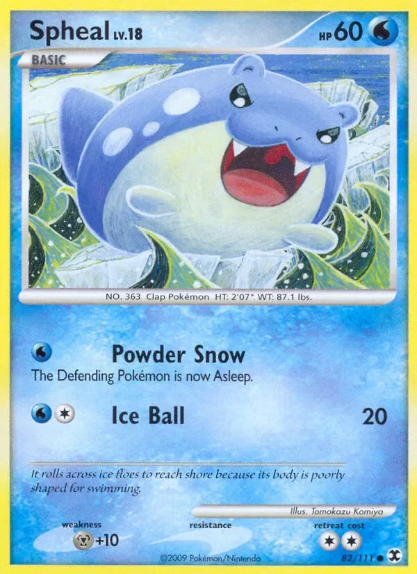 Producto - Spheal 82/111 Platinum: Rising Rivals