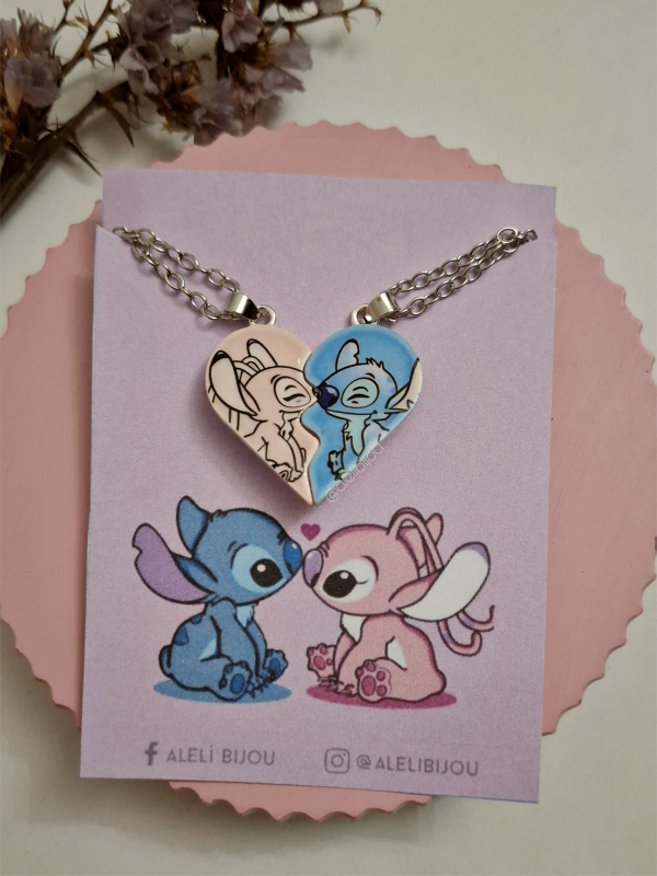 Producto - Collar imantado para compartir Stitch