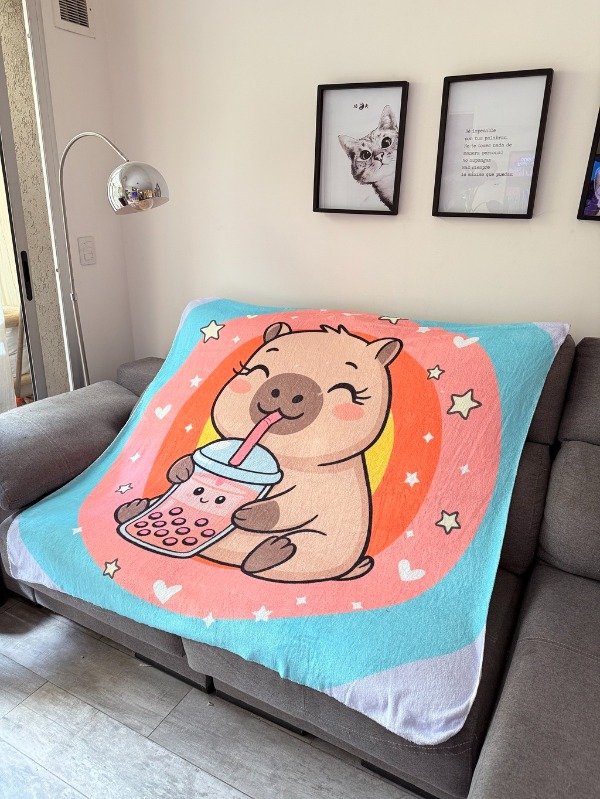 Producto - Manta Polar Capibara