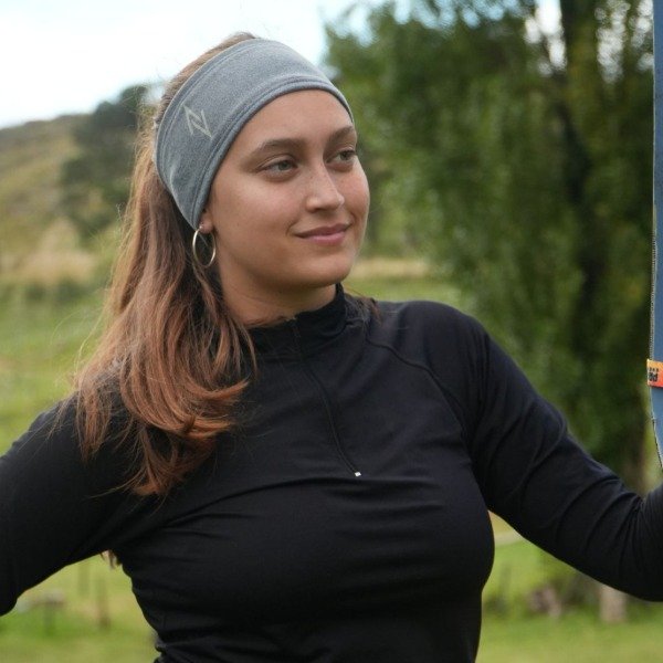 Producto - Vincha ancha Micropolar Pulso y Acción Gris