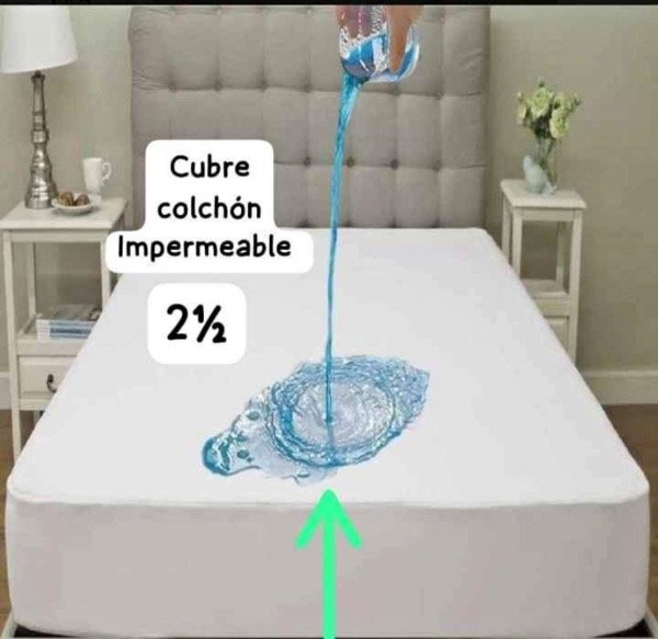 Producto - Cubre colchón impermeable