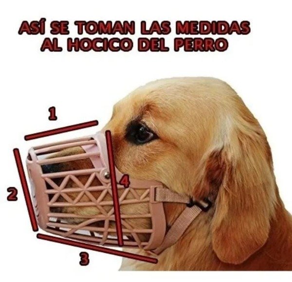 Producto - Bozales Para Perro Canasto Talle De 2 A 6 Confortable#01651