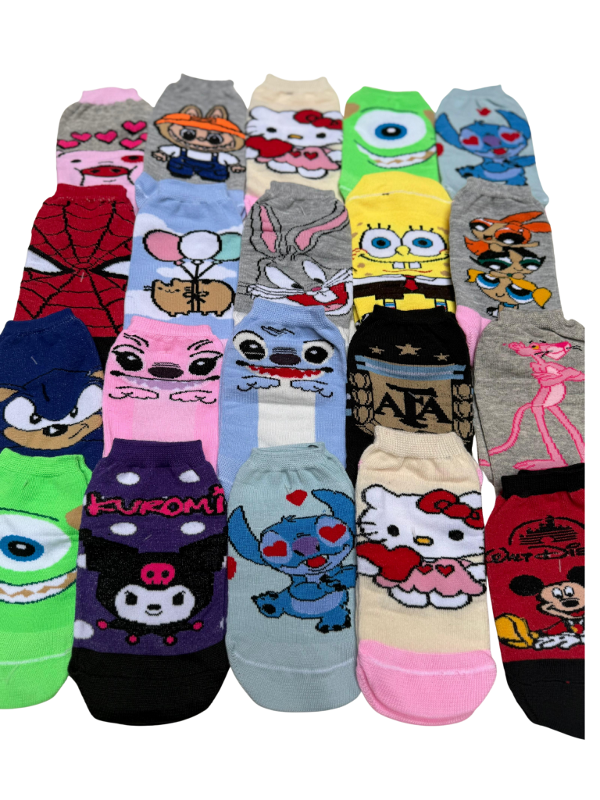 Producto - Docena Soquetes Animados Kids