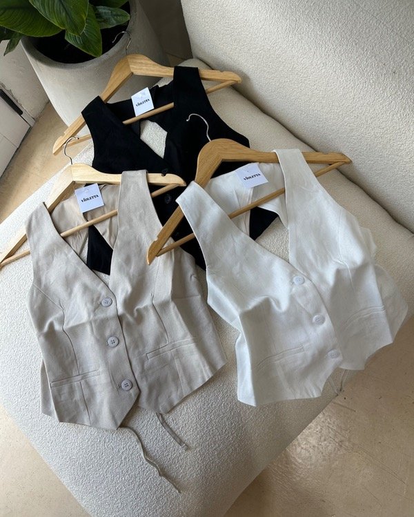 Producto - Chaleco Lu / espalda descubierta