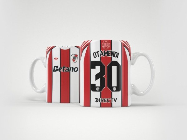 Producto - Taza Ceramica Camiseta River Plate Suplente 2026/7 - 3