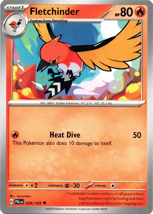 Producto - Fletchinder - 029/193 - Paldea Evolved