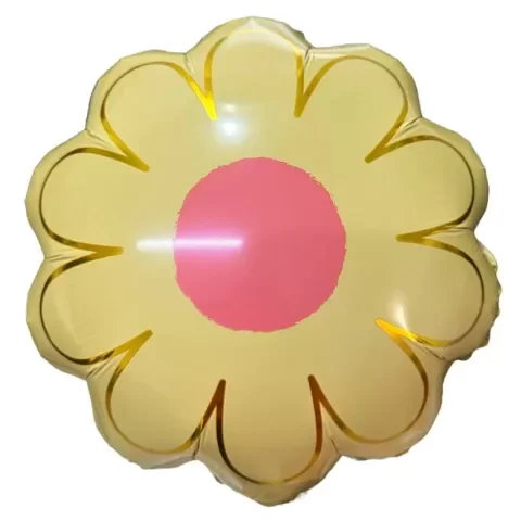 Producto - Globo margarita 18' amarilla - rosa