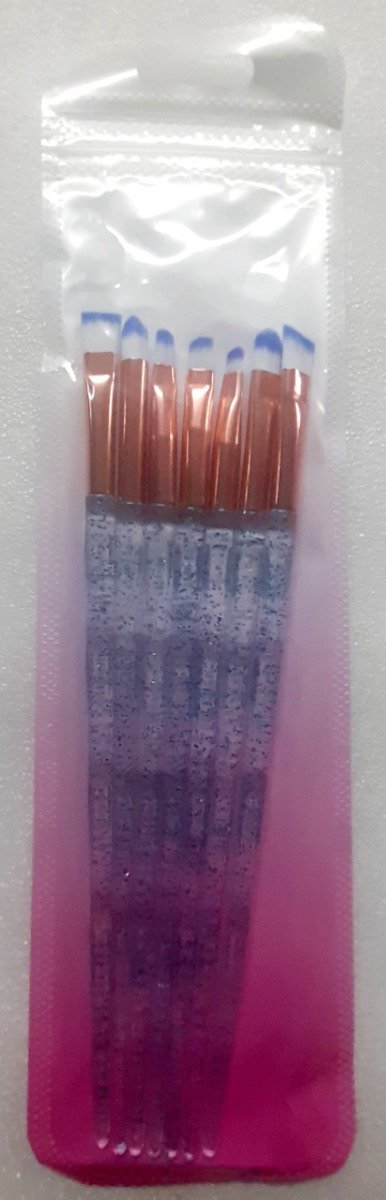 Producto - Set de 7 pinceles c/glitter LM 11/25