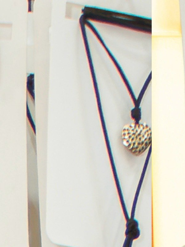 Producto - Coleccion Aniversario - Collar de gamuza negro corazon
