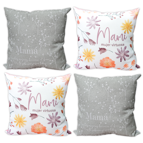 Producto - Almohadones Sublimados 30 X 30 Cm (DÍA DE LA MADRE) - (PACK X3 UNIDADES)