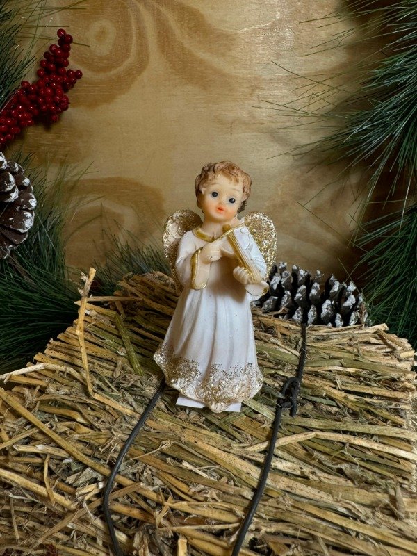 Producto - Angel con Violin 8cm ( Efectivo: 6.320)