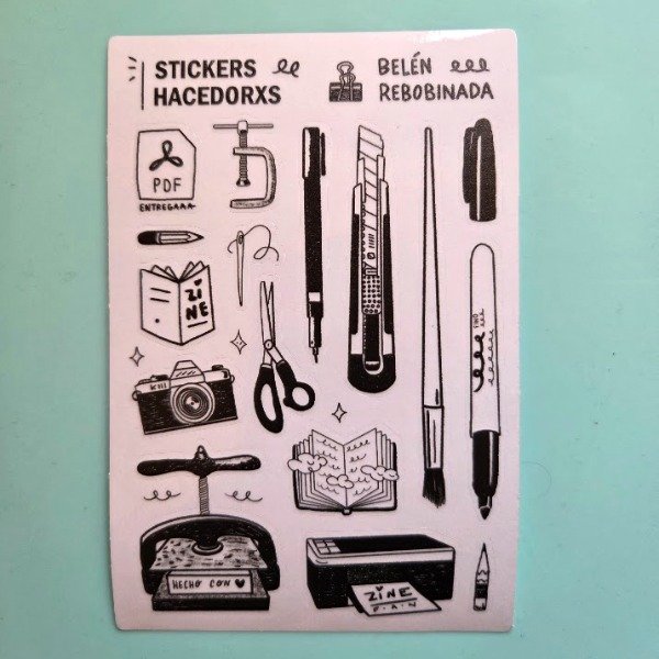 Producto - Plancha Sticker Troquelados