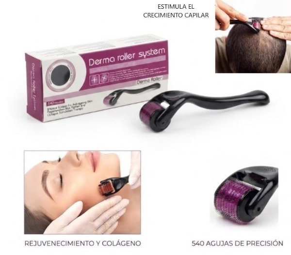 Producto - DERMAROLLER 0.50MM PARA ESTIMULACION DE piel COLAGENO
