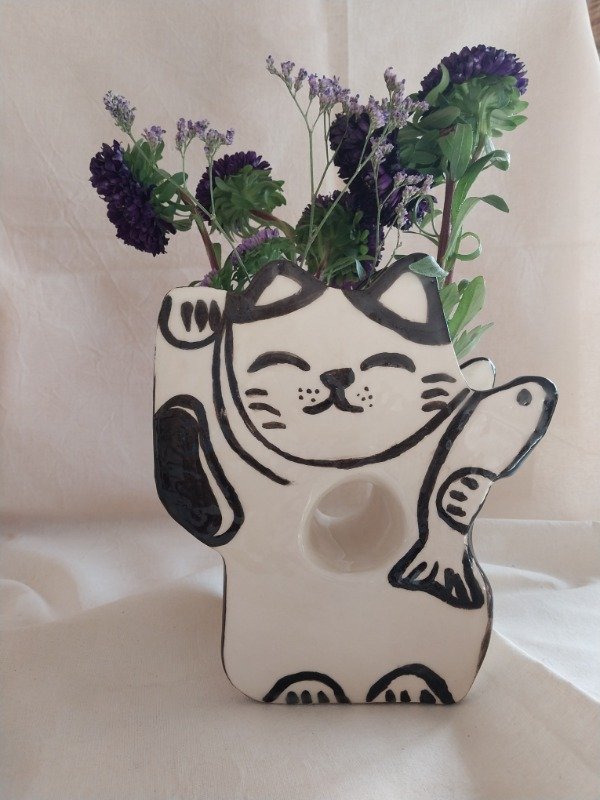 Producto - Florero Gato de la Suerte