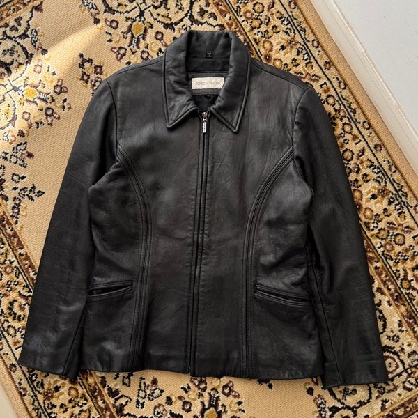 Producto - leather jacket black (M)
