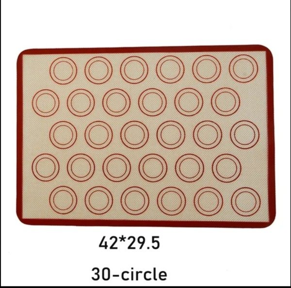 PLACA SILPAT MACARON COLOR ROJO FEDEAYE ART DE REPOSTE