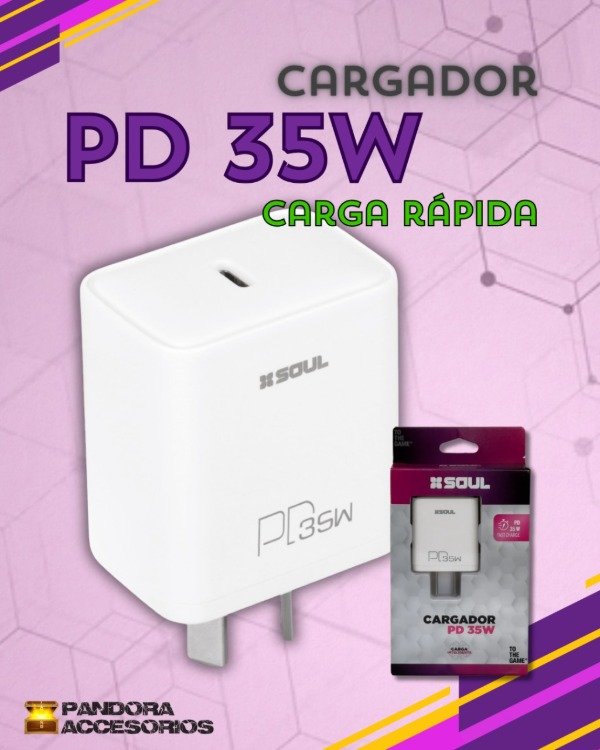 Producto - Cargador Cabezal PD 35W Fast Charge