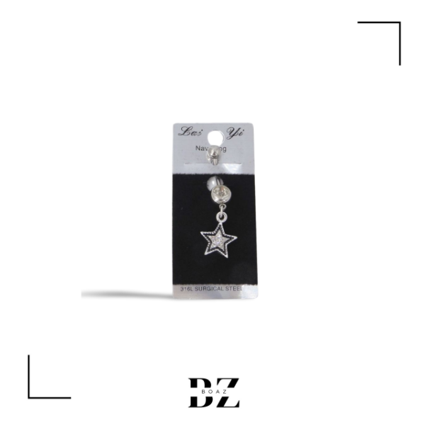 Producto - AROS PIERCING OMBLIGO CON STRASS X 12 PCS SURTIDOS - 2066-1